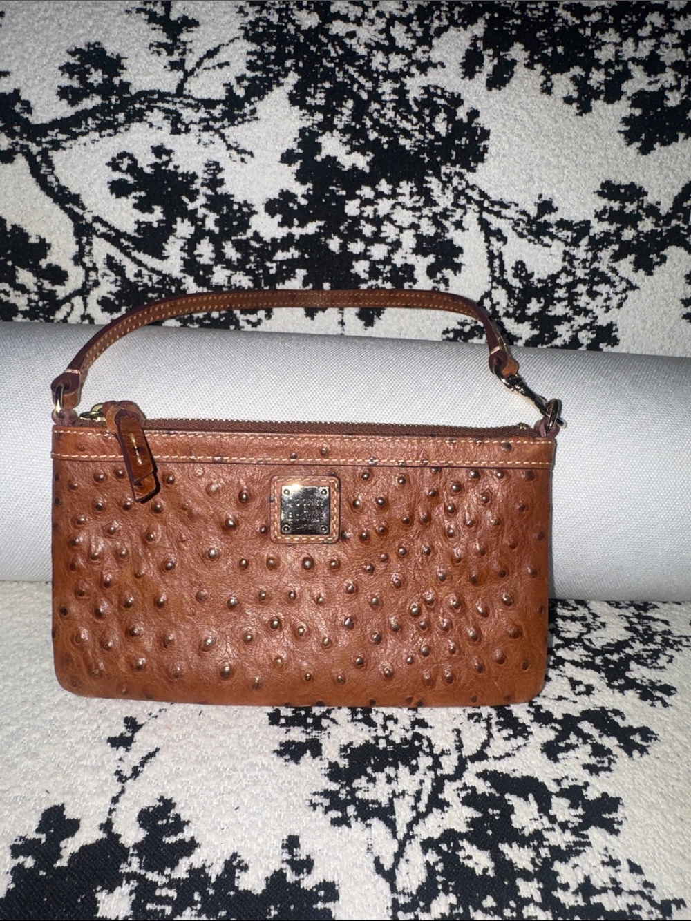Dooney & Bourke Ostrich Leather Wristlet